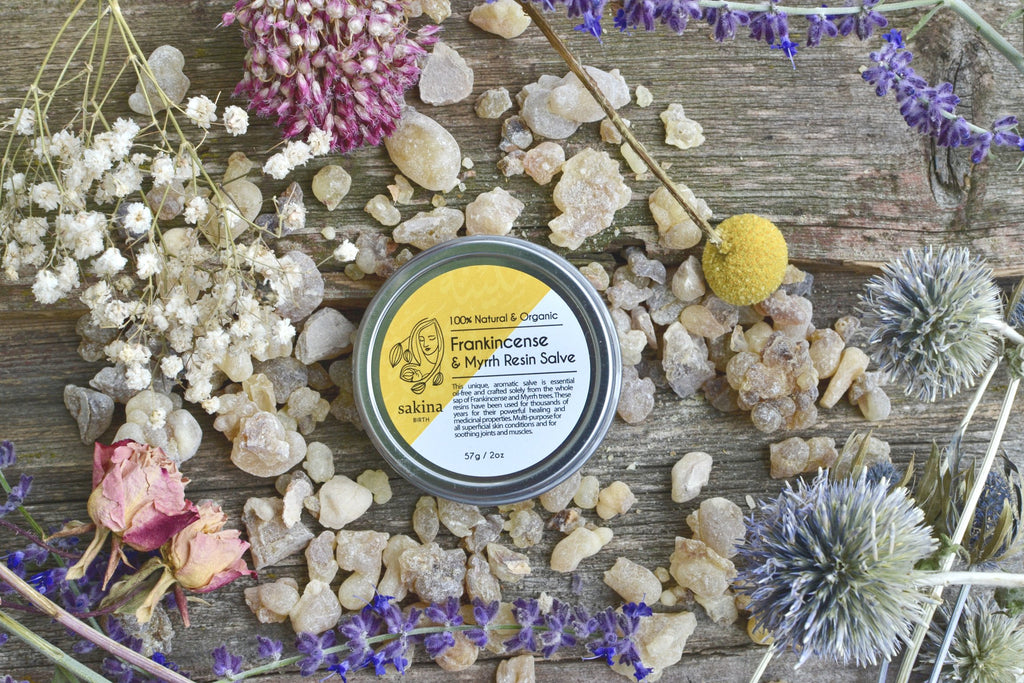 Frankincese & Myrrh Resin Salve - Sakina Botanicals